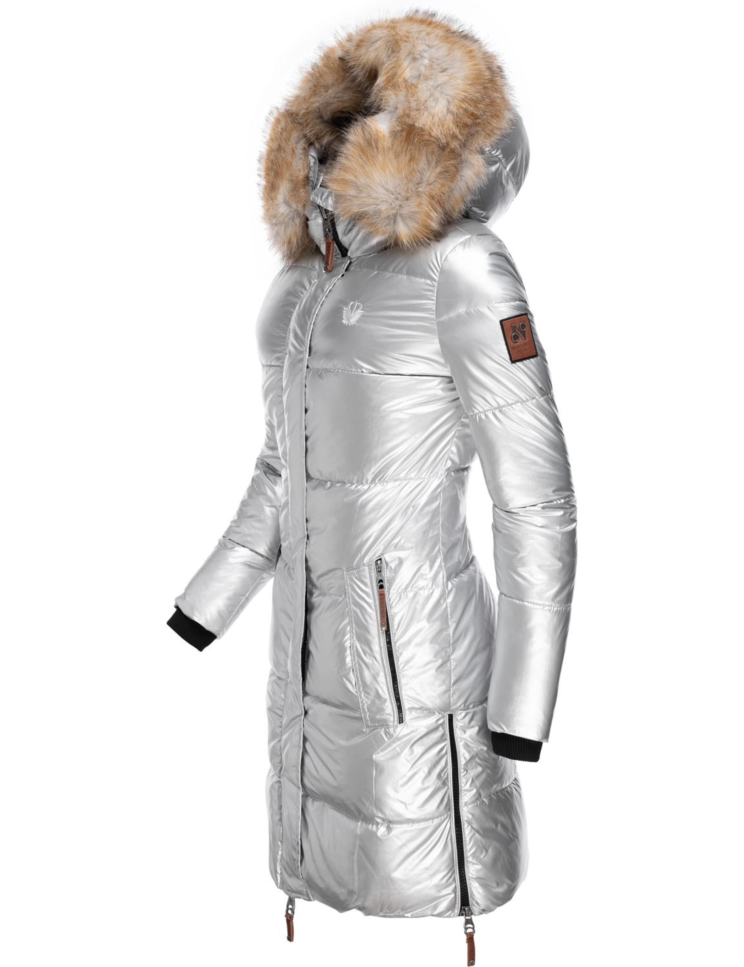 Manteau d’hiver 'Halina' NAVAHOO en argent