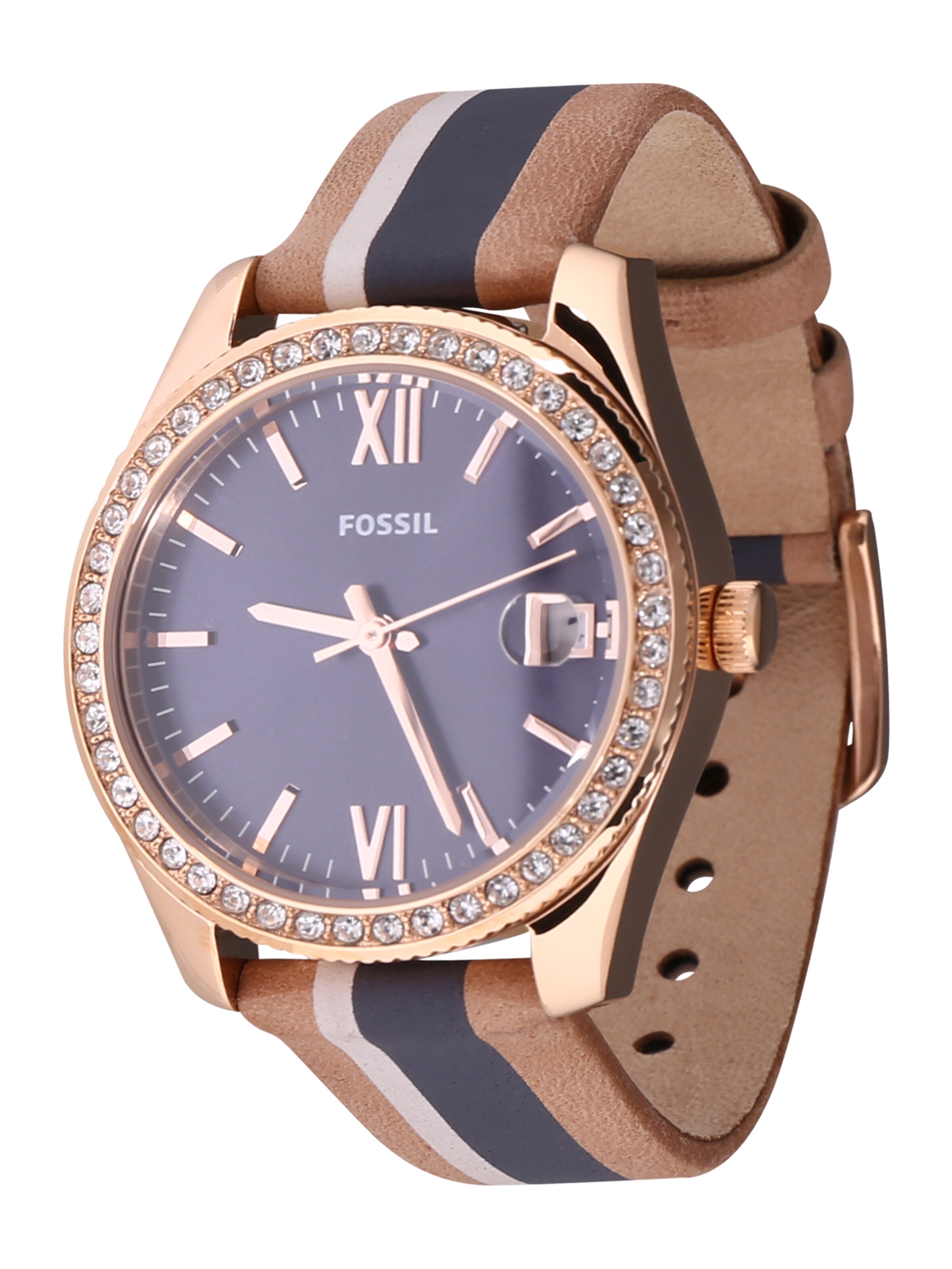 FOSSIL - Analoog horloge 'ES4594' in de kleur Lichtbeige