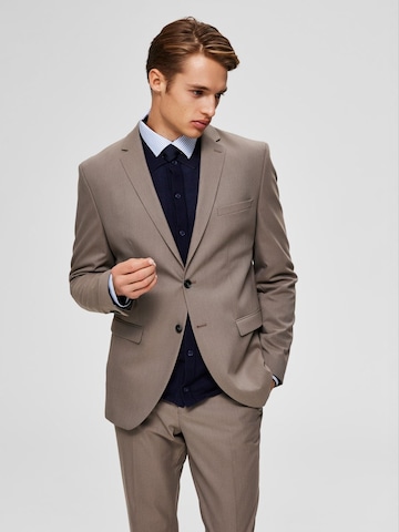 SELECTED HOMME Slim fit Colbert in Grijs: voorkant