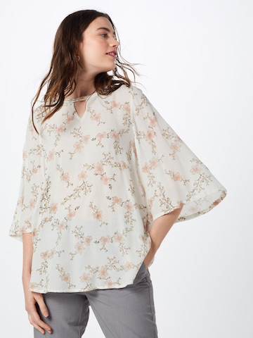 Kaffe - Blusa 'Viola' em branco: frente