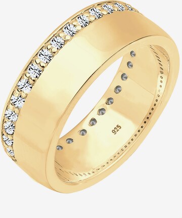 ELLI Ring 'Bandring' in Goud: voorkant