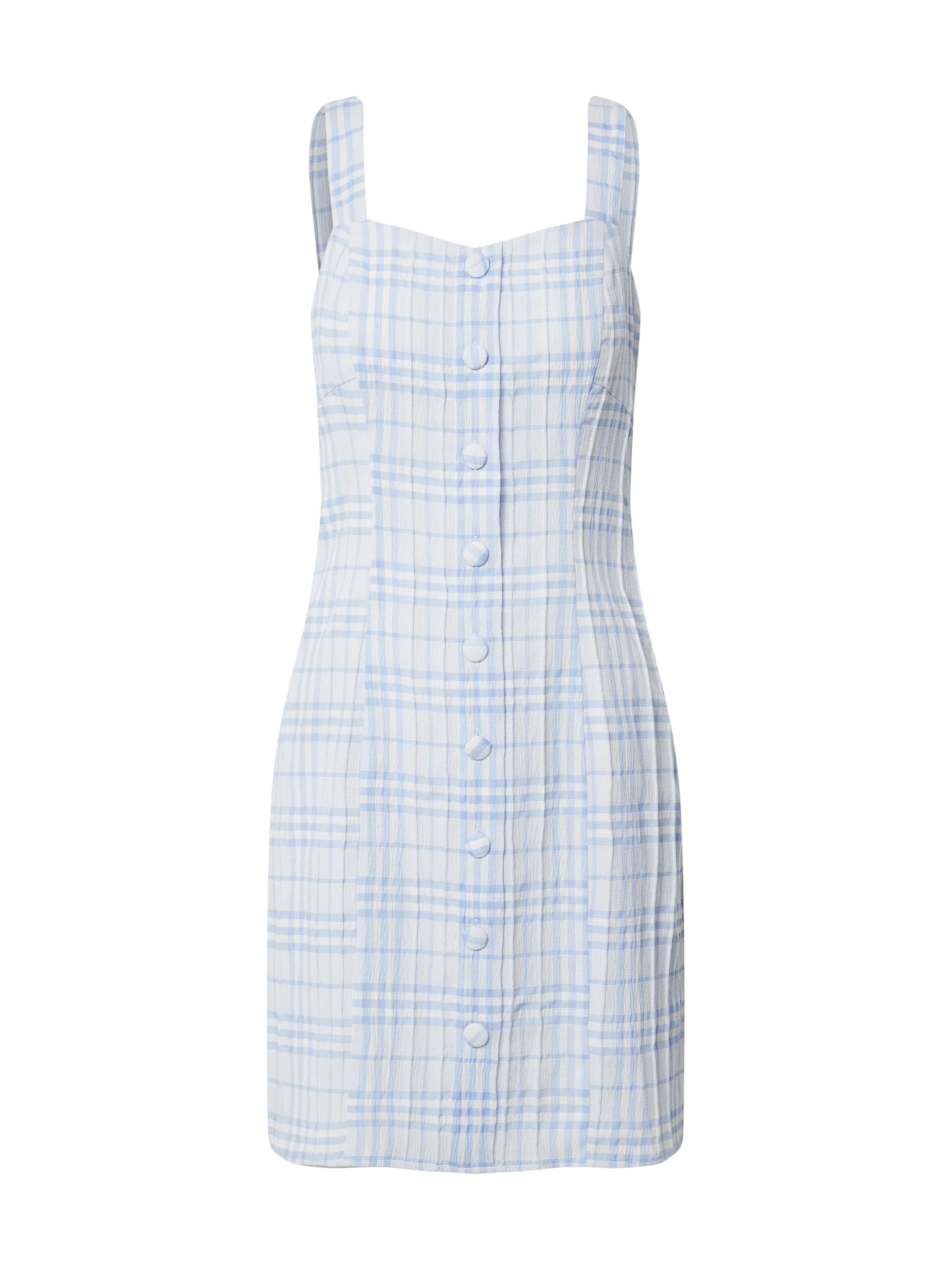 EDITED Kleid 'Yousra' in Blau: Vorderseite