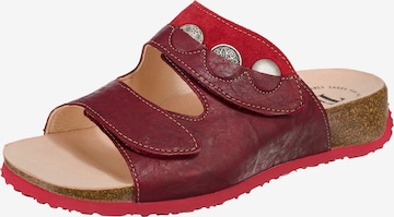 THINK! Mules 'Mizzi' in Red: front