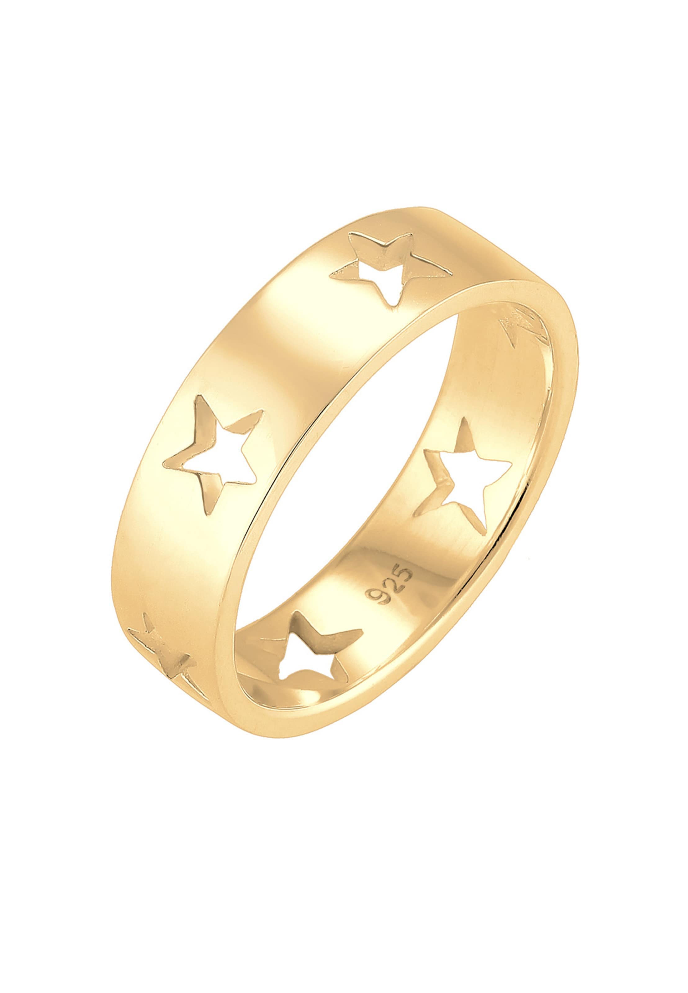Frauen Schmuck ELLI Ring Sterne in Gold - OD13661