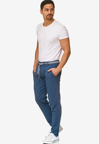 Regular Pantalon 'Haverfiel' INDICODE JEANS en bleu