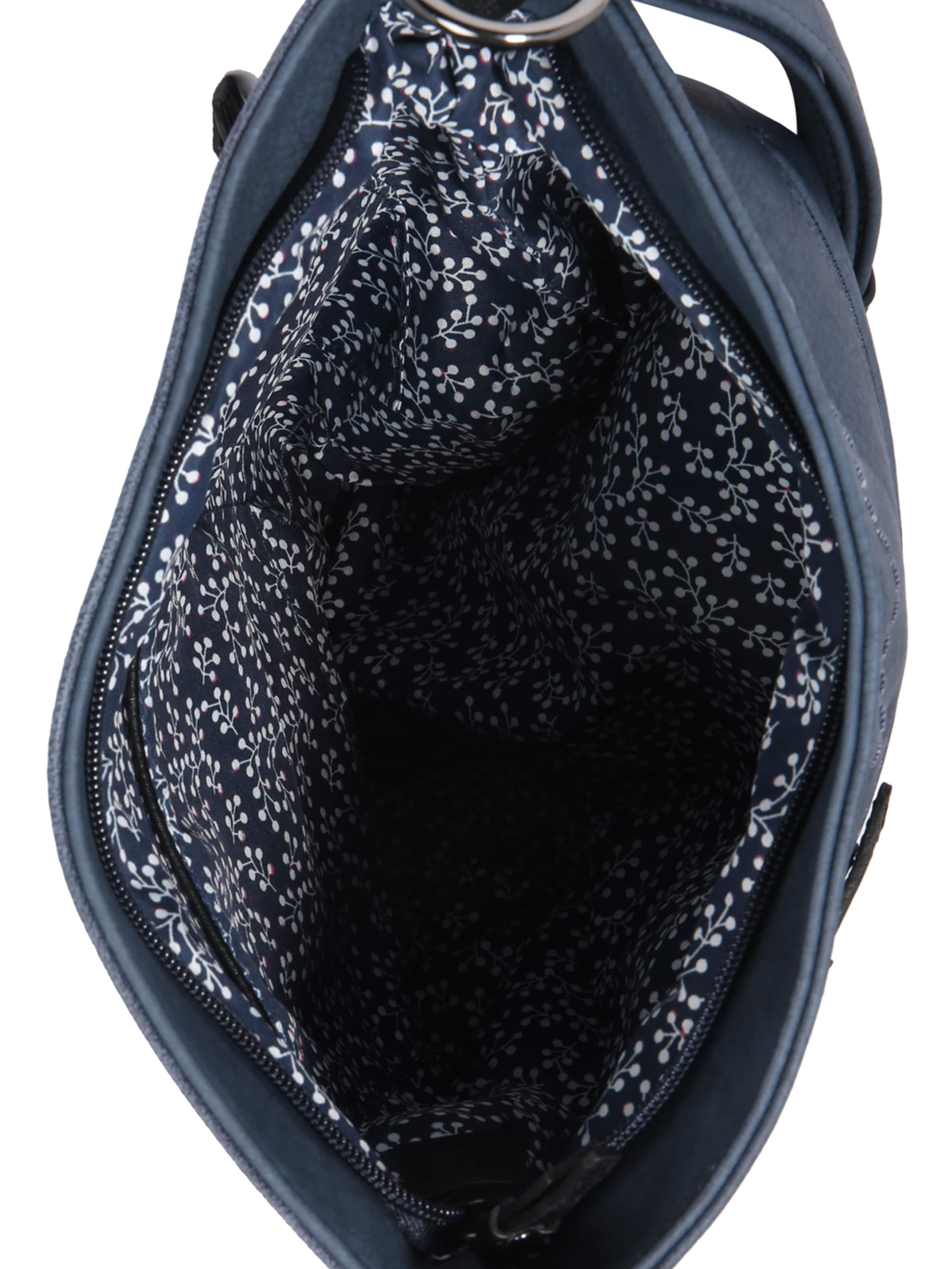 TOM TAILOR Τσάντα ώμου 'Elin' σε μπλε: κορυφή