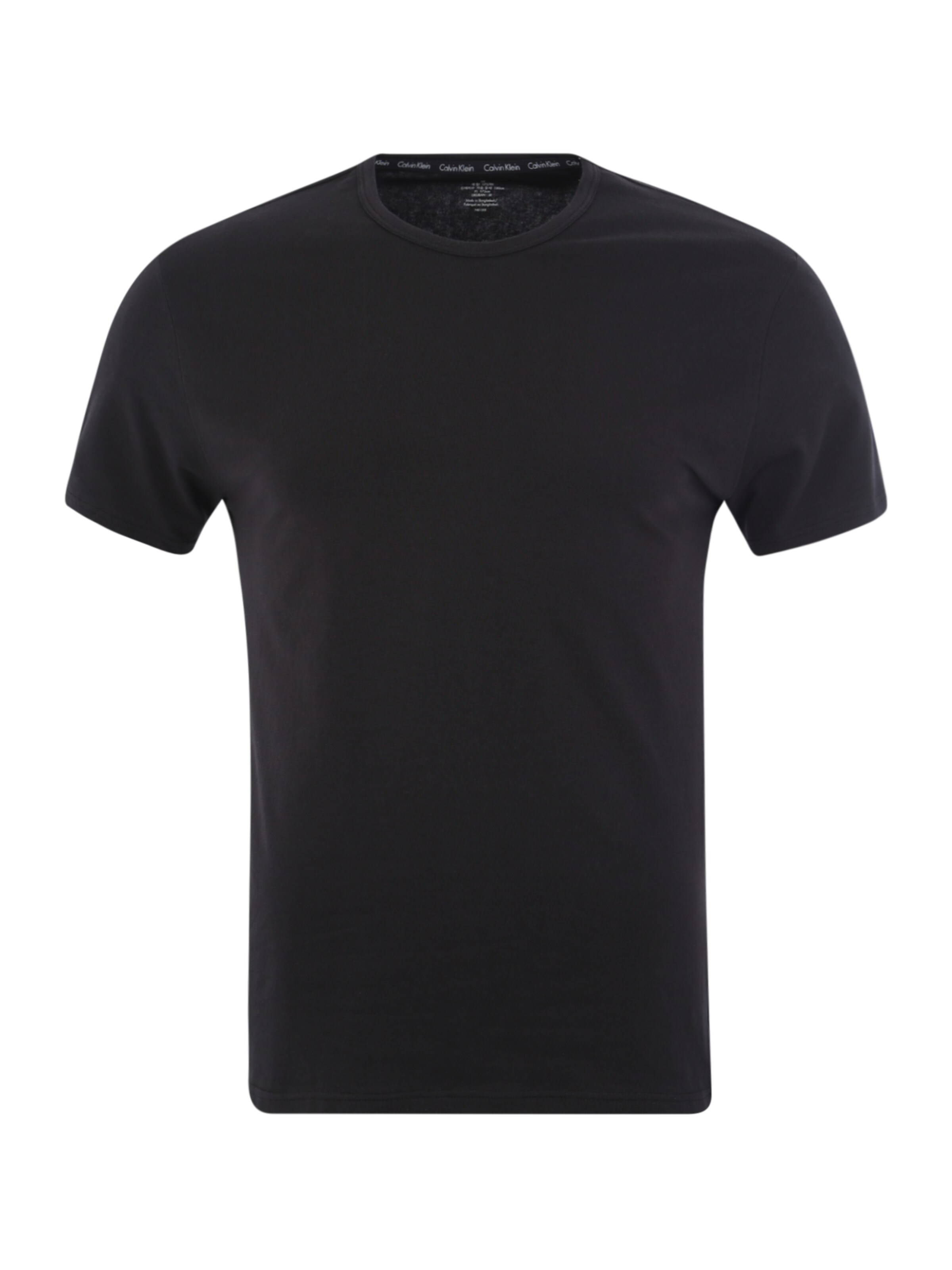 Calvin Klein Underwear - Onderhemd '2P S/S CREW NECK' in de kleur Zwart