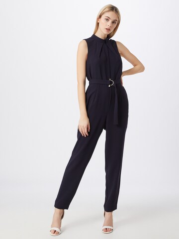 COMMA Jumpsuit in Blauw: voorkant