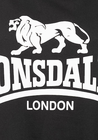 Sweat-shirt 'Roxeth' LONSDALE en noir : devant