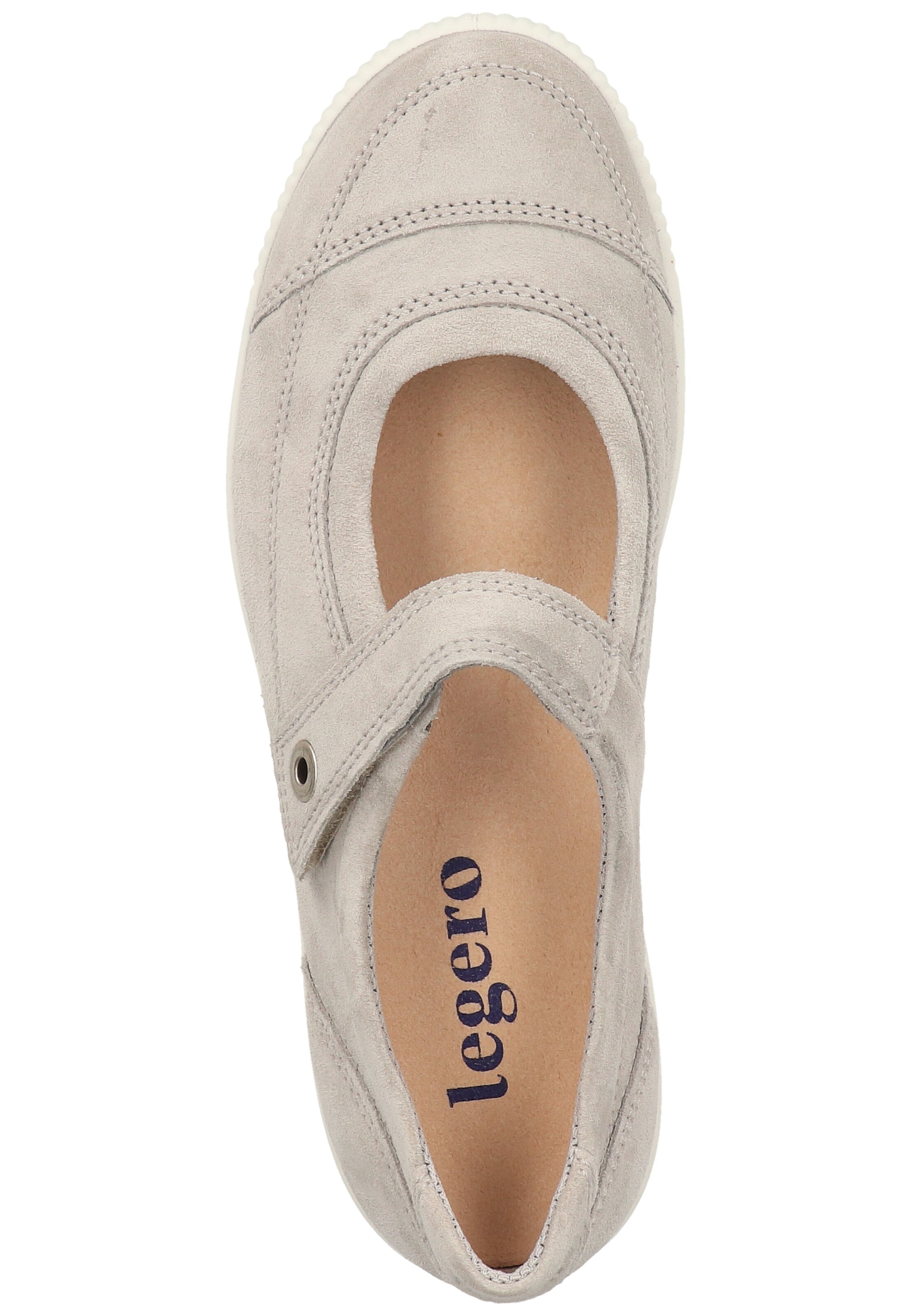 Legero Riemchenballerina 'Tanaro' in Grau