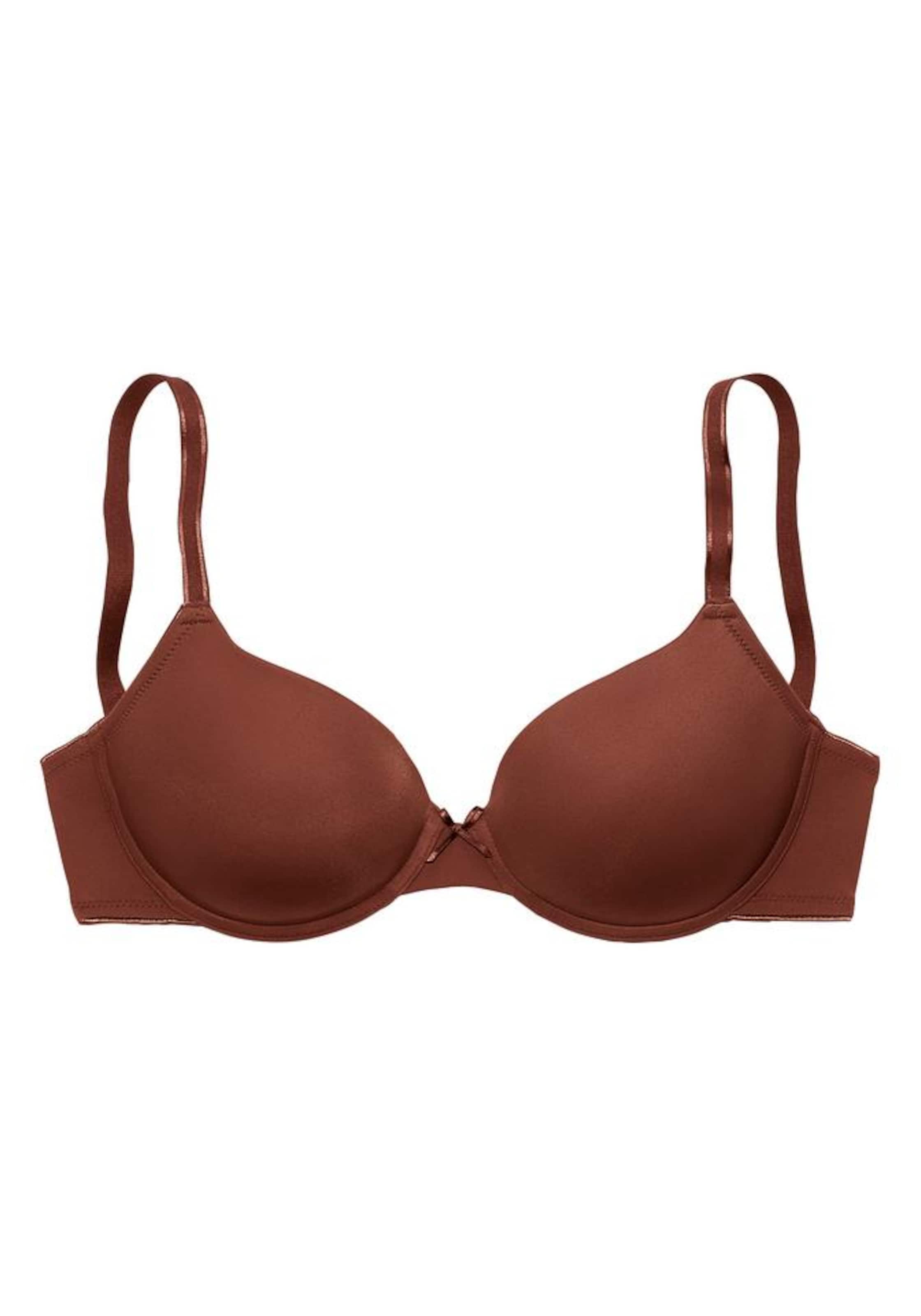 LASCANA Bra in Brown: front