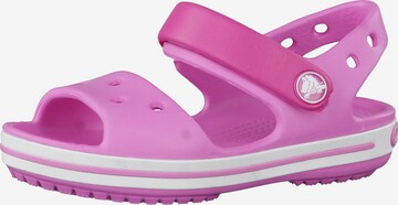 Crocs Sandals & Slippers 'Crocband' in Pink: front