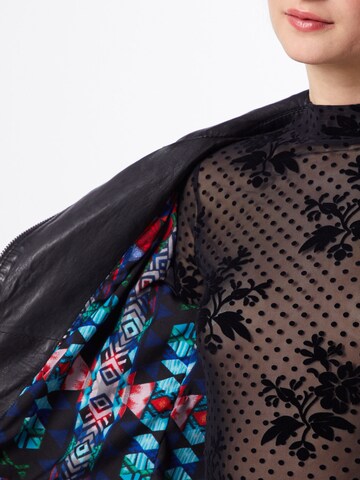 Maze Lederjacke 'Tuba' in Schwarz