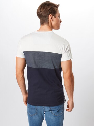 T-Shirt 'Clemens' INDICODE JEANS en bleu : derrière