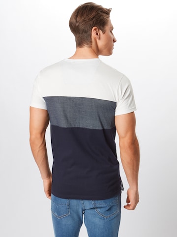 INDICODE JEANS T-shirt 'Clemens' i blå: baksida