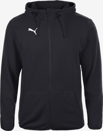 PUMA Sweatjacke 'Liga' in Schwarz: predná strana