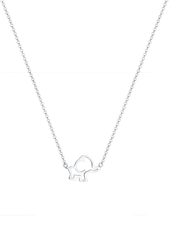 ELLI Halskette Elefant in Silber
