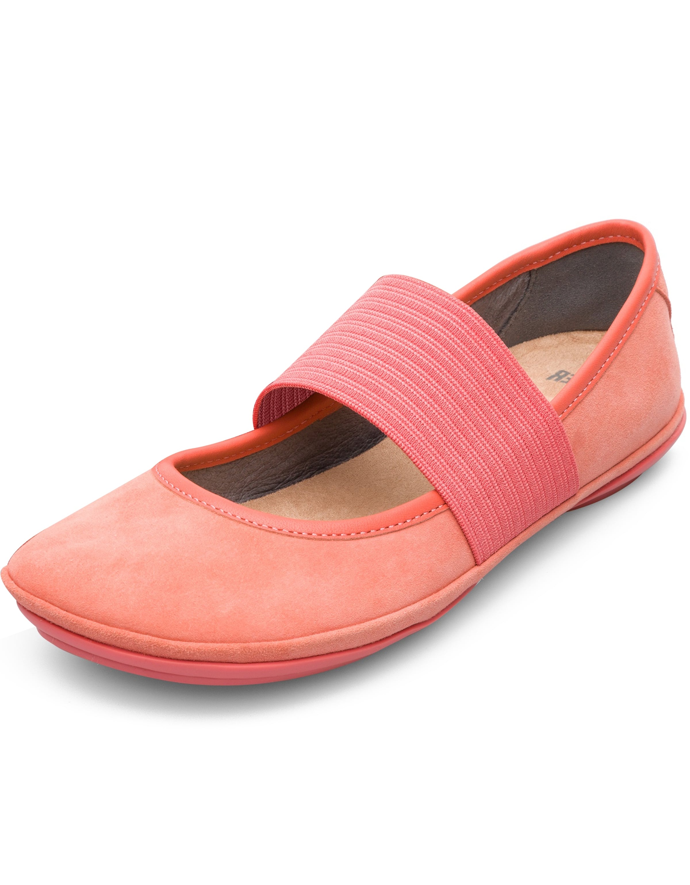 Ballerines à lanières ' Right ' CAMPER en rose : devant