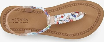 LASCANA T-Bar Sandals in Mixed colors