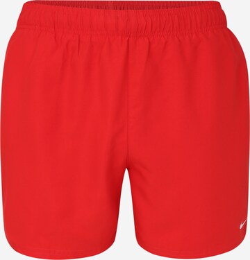 Nike Swim Athletic Swim Trunks in Red: front