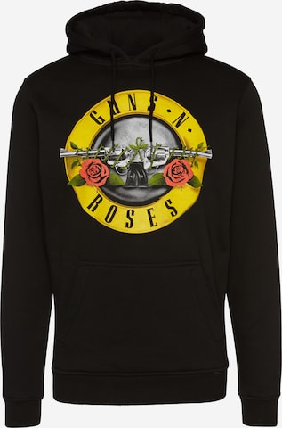 Sweat-shirt 'Guns n' Roses' Mister Tee en noir : devant