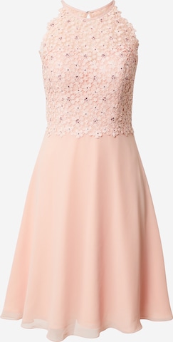 Robe de cocktail LUXUAR en rose : devant