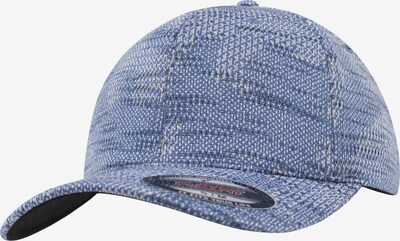Flexfit Cap in blau / greige / dunkelgrau / weiß, Produktansicht