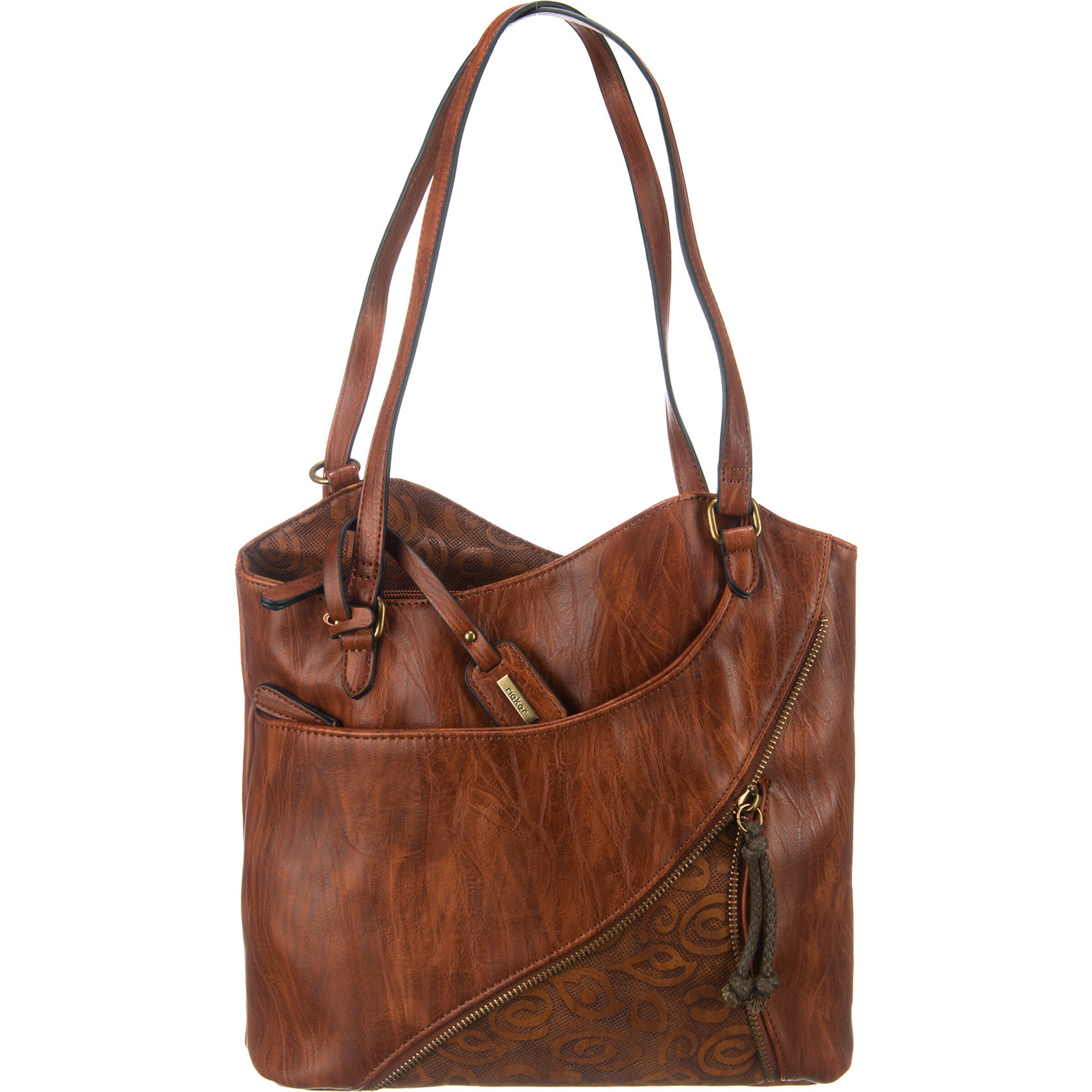 Rieker Shopper in Brown: front