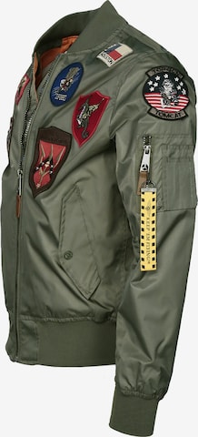 TOP GUN Between-Season Jacket ' Beast ' in Green