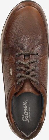 SIOUX Athletic Lace-Up Shoes 'Fabirio' in Brown