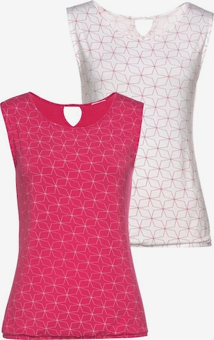 LASCANA Top – pink: přední strana