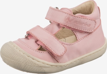 NATURINO Sandals & Slippers 'Puffy' in Pink: front