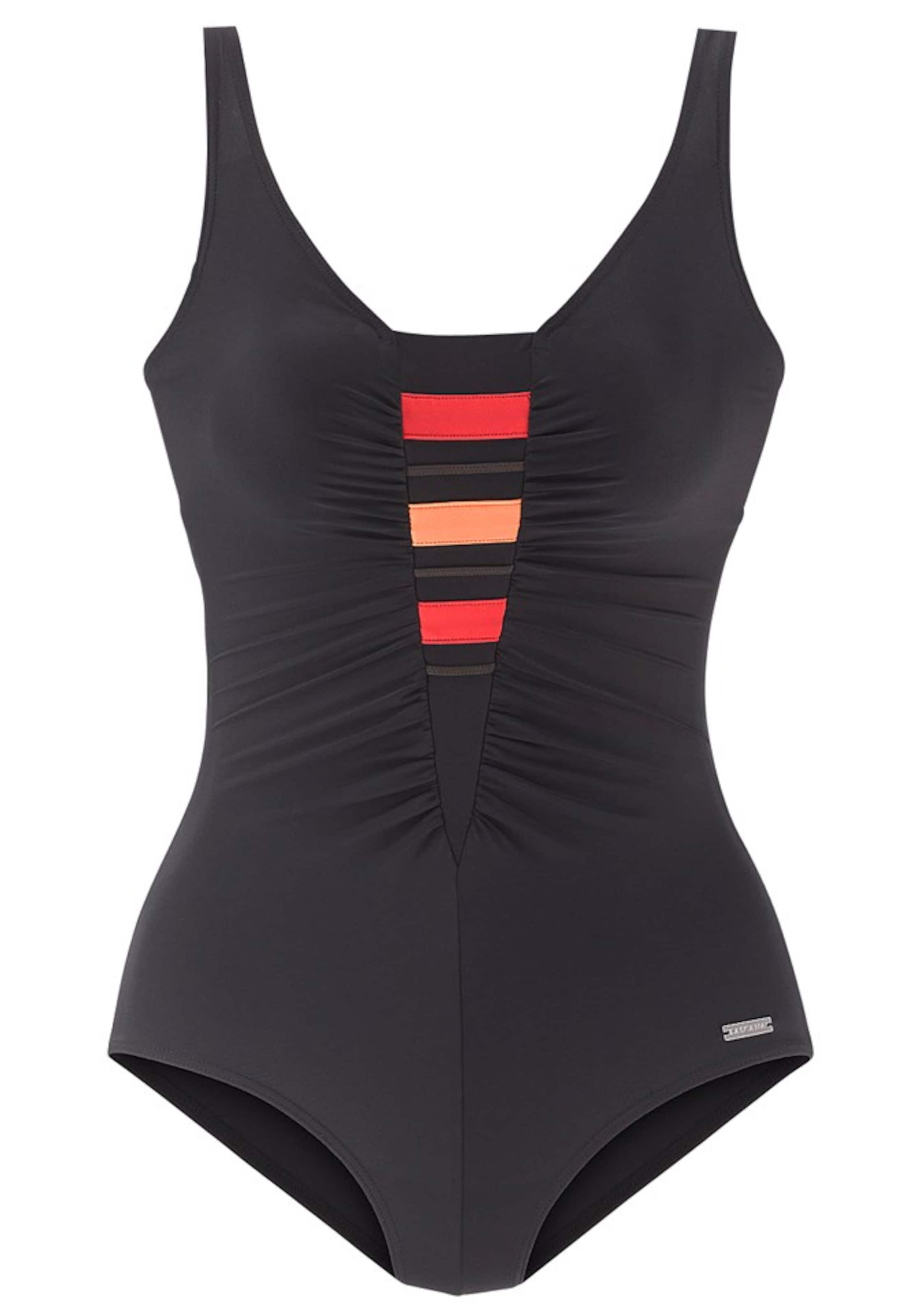 LASCANA - Badeanzug in schwarz