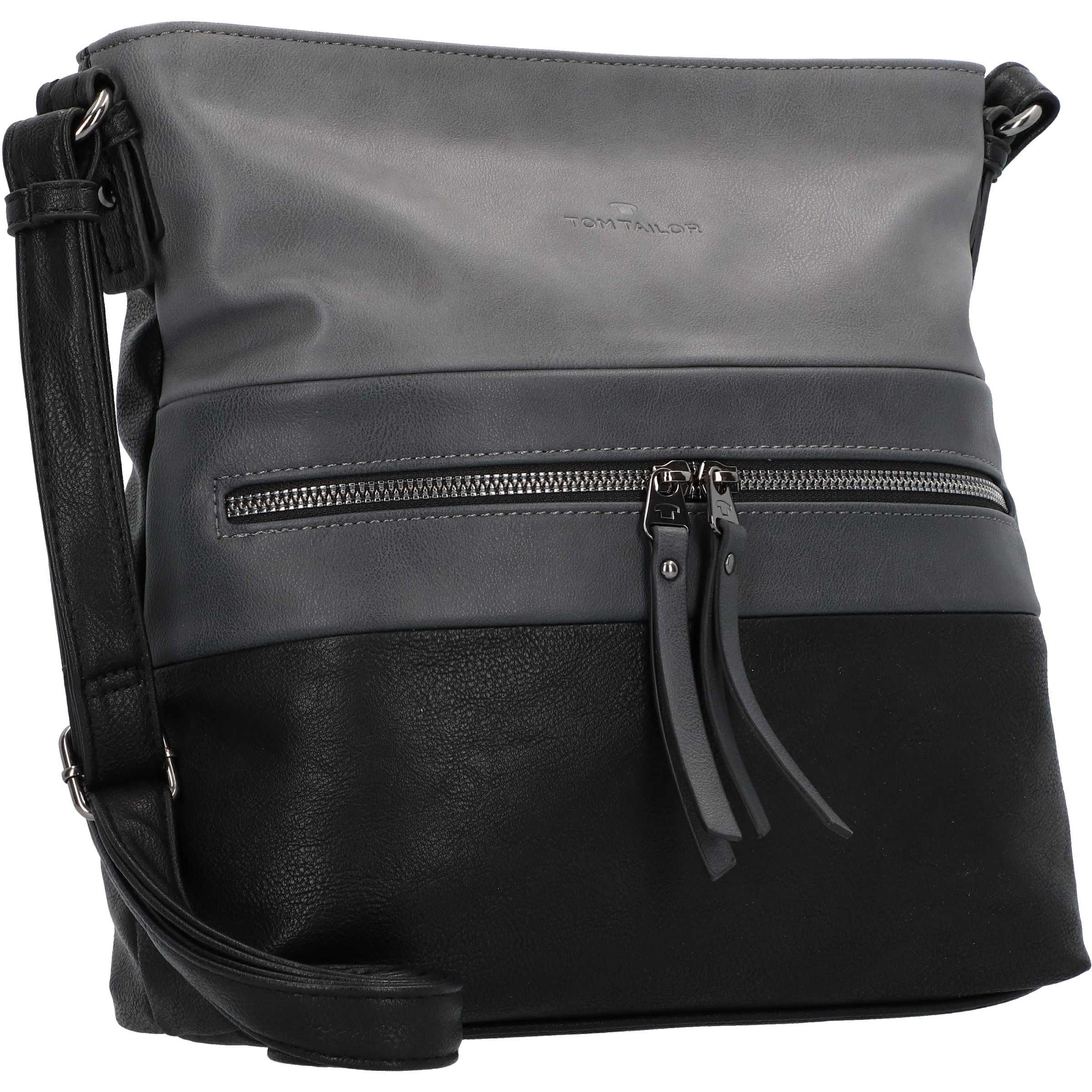 TOM TAILOR Crossbody Bag 'Ellen' in Black