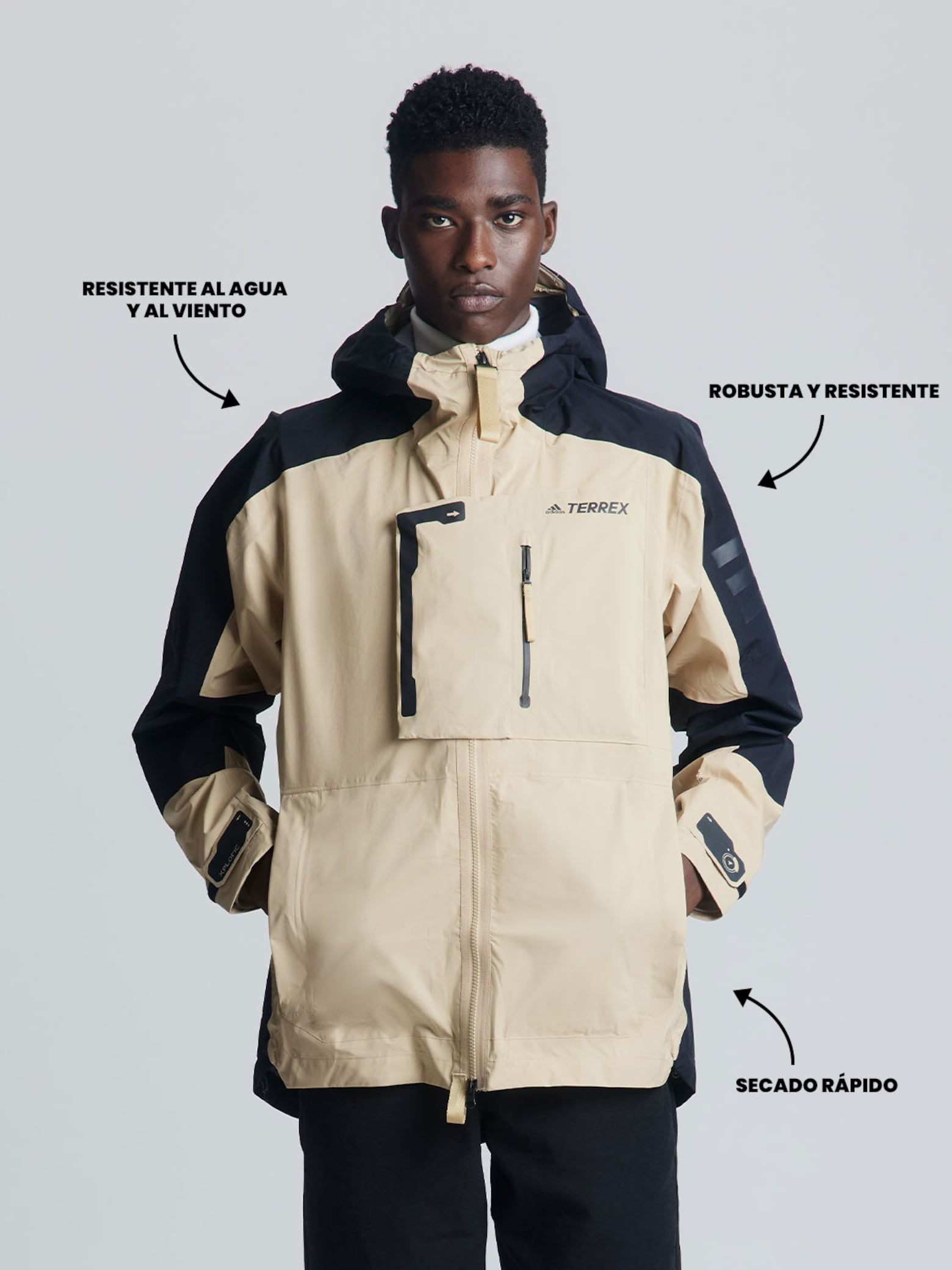 Para chaquetas y abrigos Guía de materiales