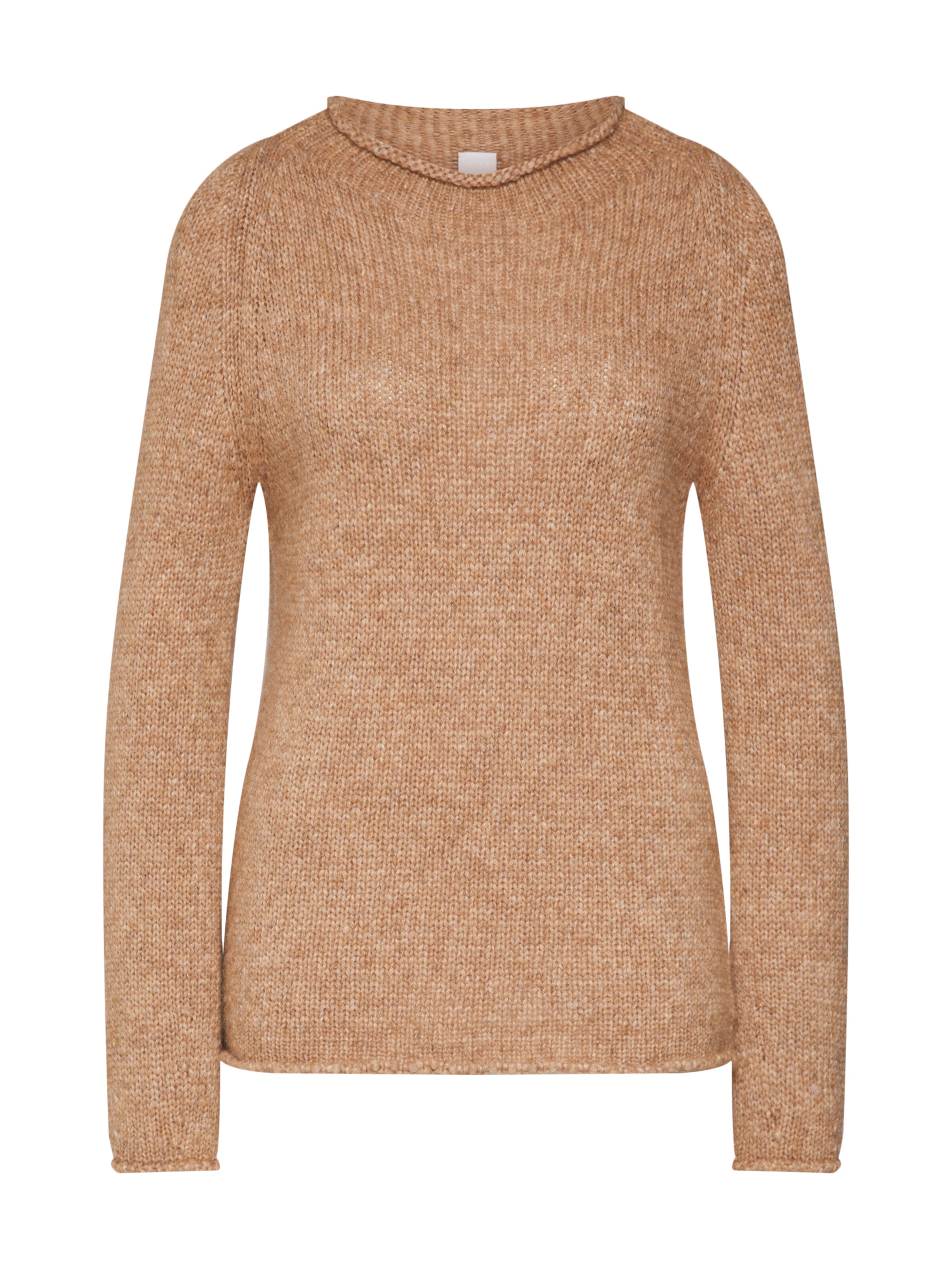 BOSS - Trui 'Icycles' in de kleur Donkerbeige