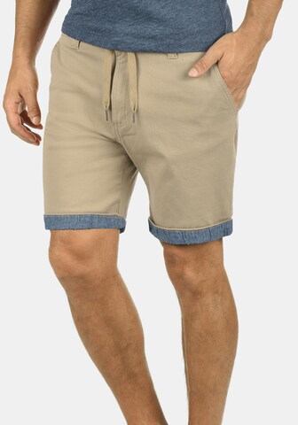 Regular Pantalon chino 'Lagoa' !Solid en beige : devant
