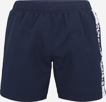 Shorts de bain 'Dolphin' BOSS Orange en bleu : devant