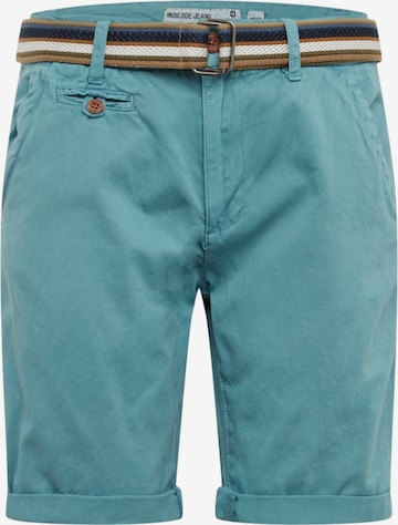 INDICODE JEANS Chino hlače 'Royce' | modra barva: sprednja stran