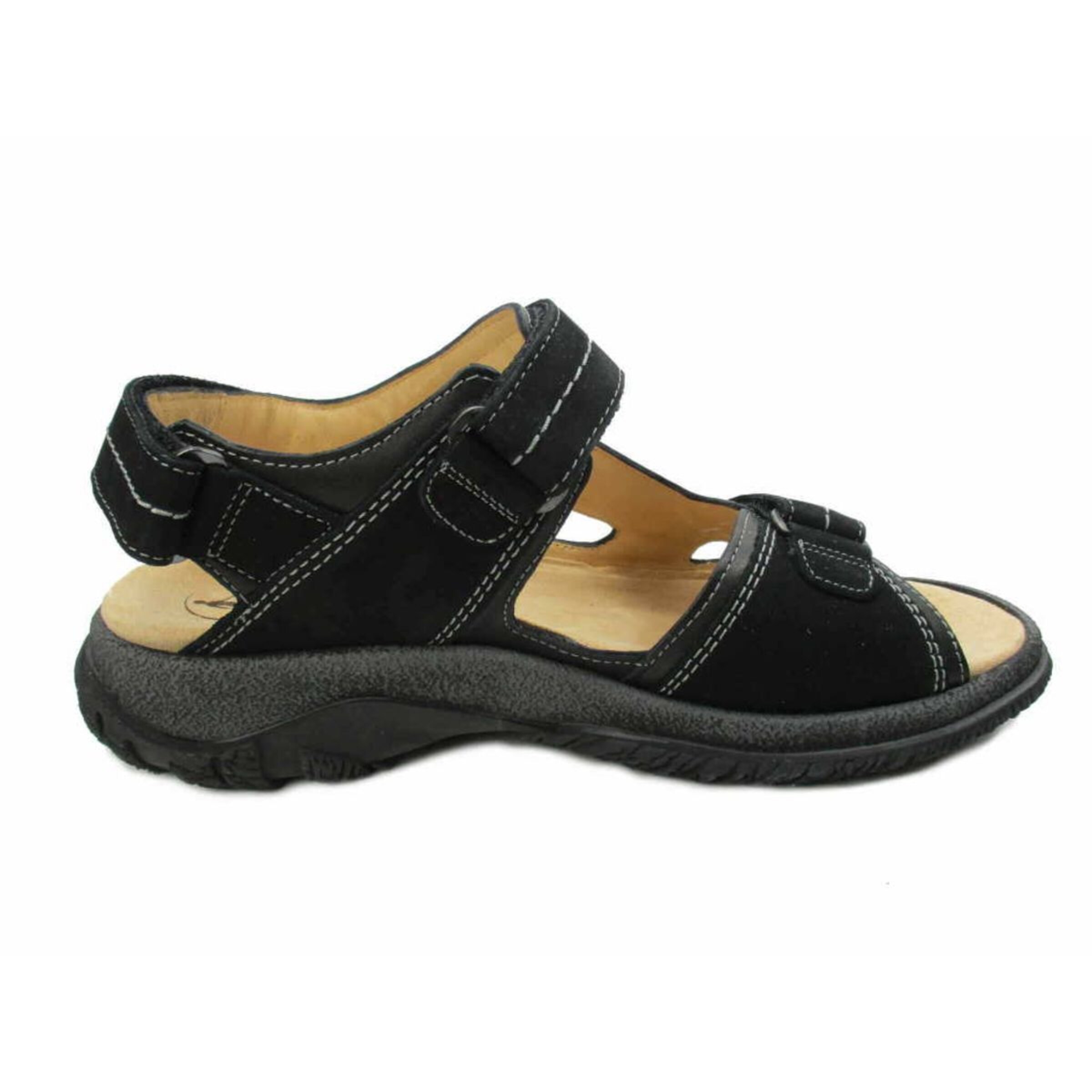 Ganter Wandelsandalen 'Giovanni' in Zwart