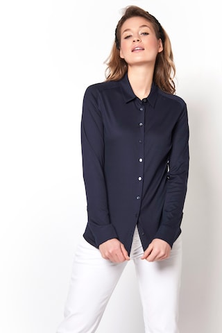 DESOTO Blouse in Blue: front