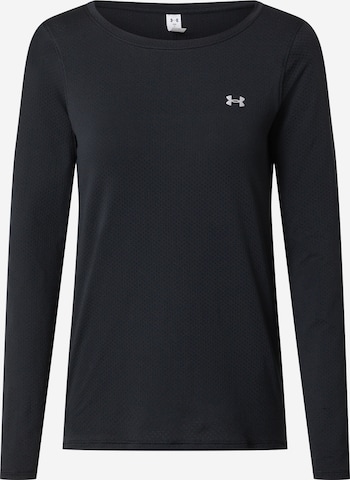 UNDER ARMOUR Funktionsbluse i sort: forside