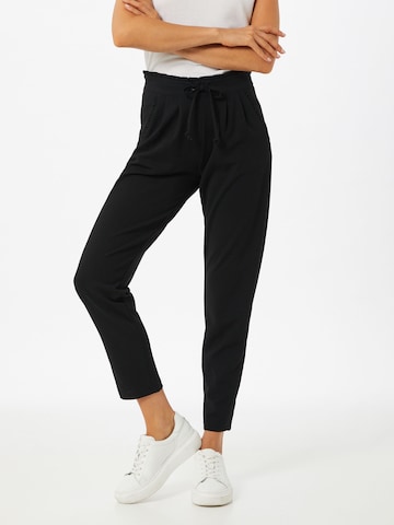 JDY Regular Pleat-Front Pants 'Catia' in Black: front