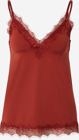 rosemunde Top in Rood: voorkant