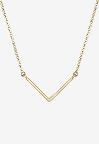 ELLI Necklace 'Dreieck, Geo' in Gold: front