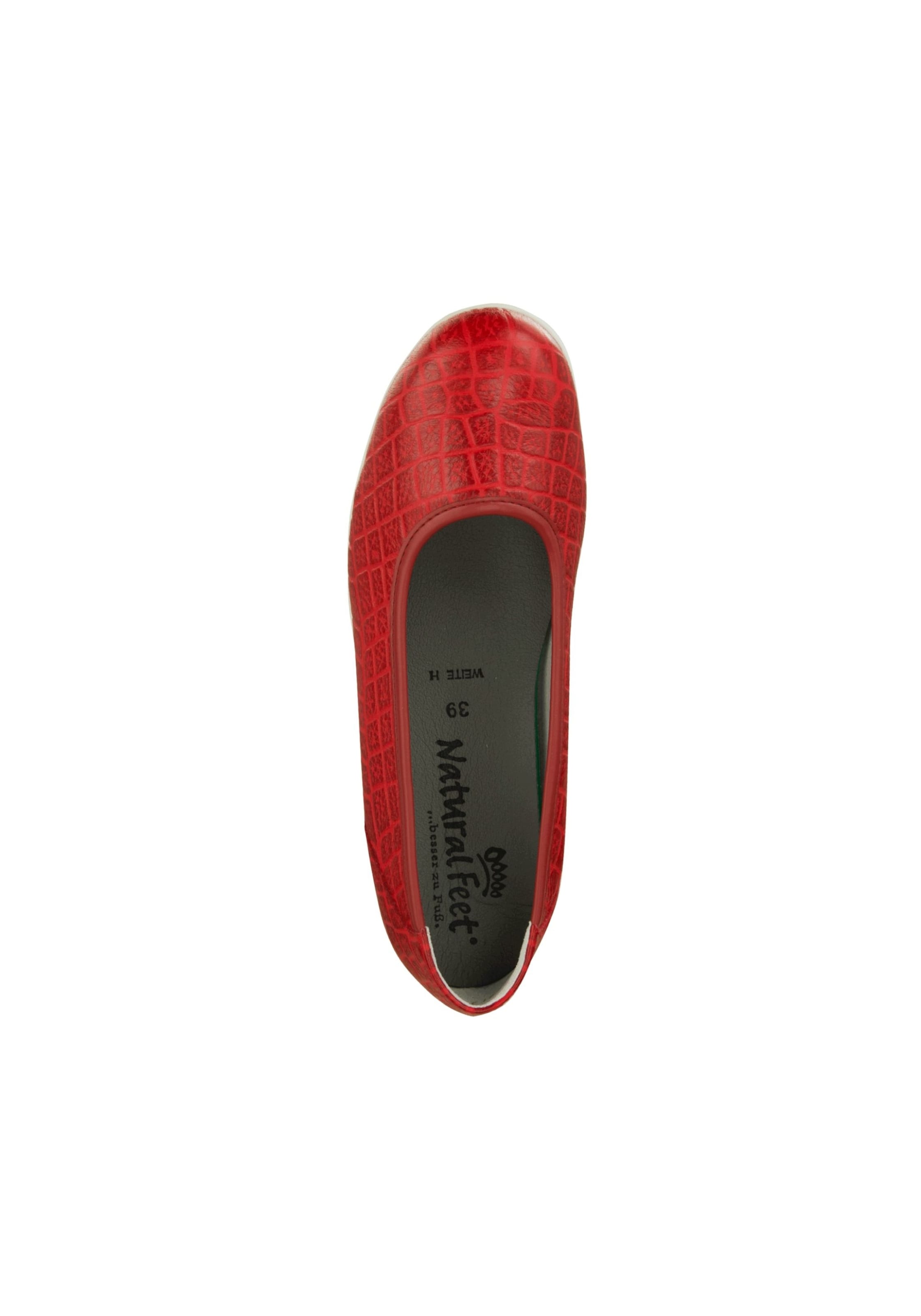 Natural Feet Ballerina 'Catharina' in Red