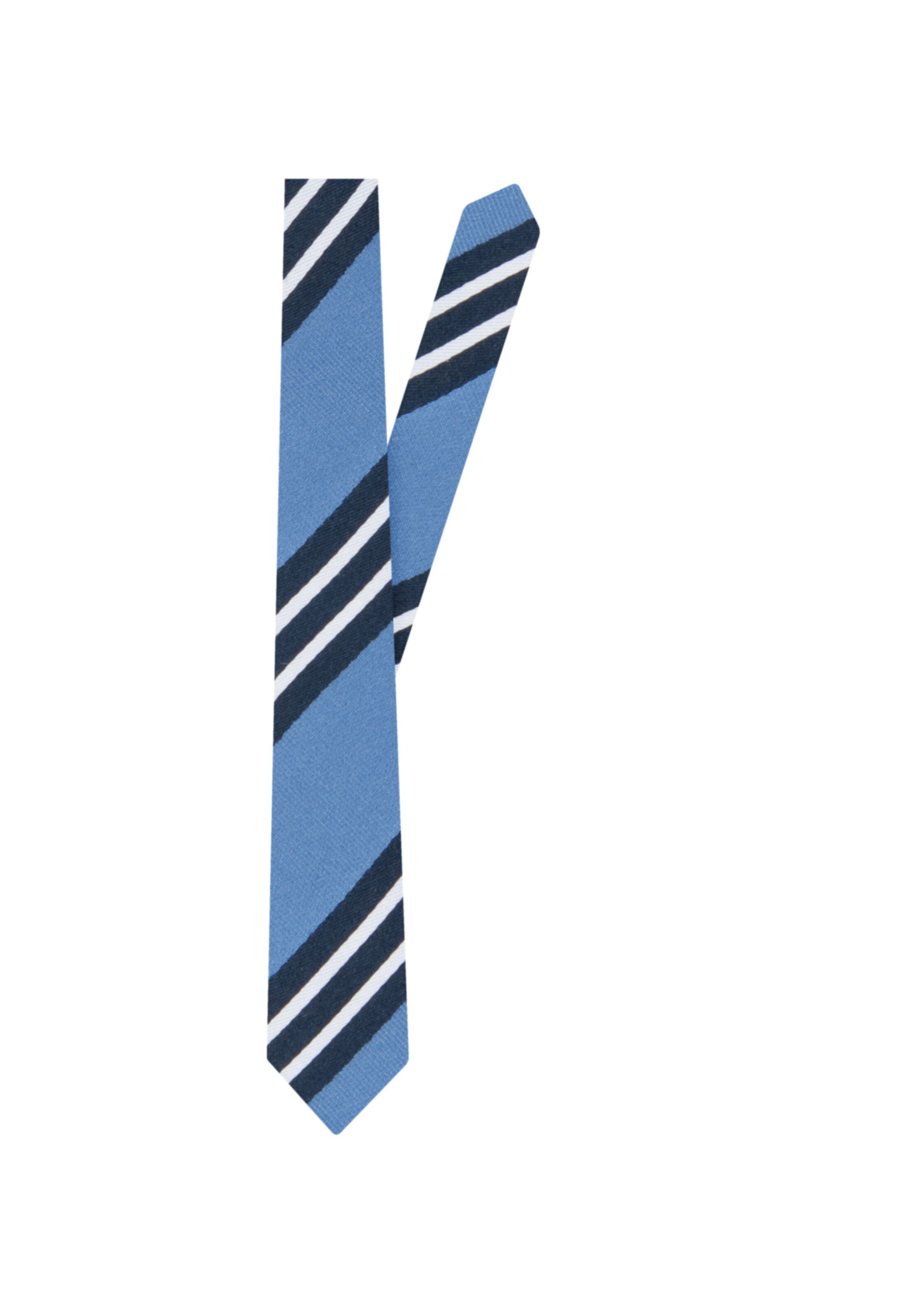 Occasions spéciales Cravate Slim SEIDENSTICKER en Bleu 