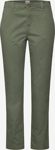 Regular Pantalon chino 'Girlfriend' GAP en vert : devant