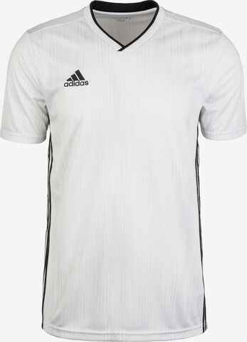 T-Shirt fonctionnel 'Tiro 19' ADIDAS SPORTSWEAR en blanc : devant