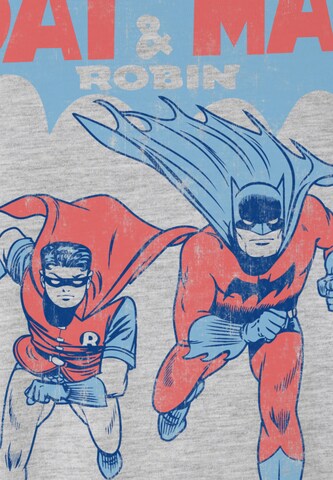 LOGOSHIRT Shirt 'BATMAN AND ROBIN' in Grey